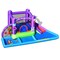 Octopus Inflatable Water Slide Park with Ball Pit and Splash Pool for Kids Purple